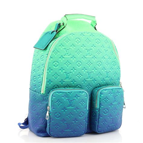 gray blue and white louis vuitton backpack|Louis Vuitton backpack unisex.